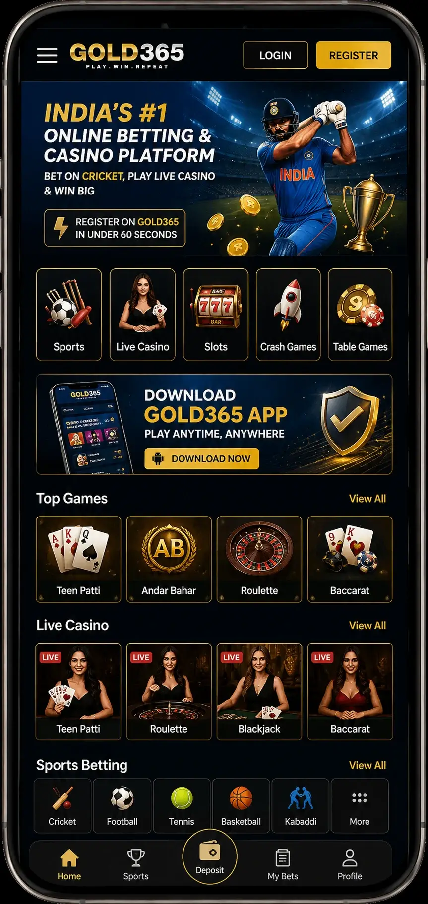 Gold365 App